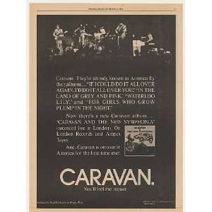  1974 Caravan and The New Symphonia London Records Print Ad 