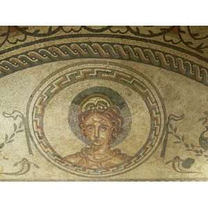  Mosaic of Venus, Bignor Roman Villa, West Sussex, England 