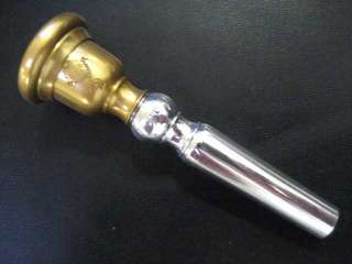 Vintage Selmer Paris Trumpet Mouthpiece of Gold Anodized Aluminum 