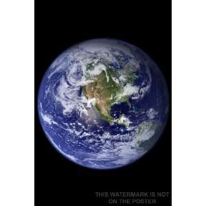  Earth, Western Hemisphere   24x36 Poster Everything 