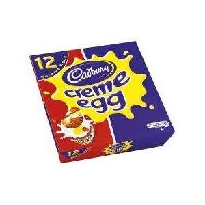Cadbury Creme 12pk Eggs   Pack of 6  Grocery & Gourmet 