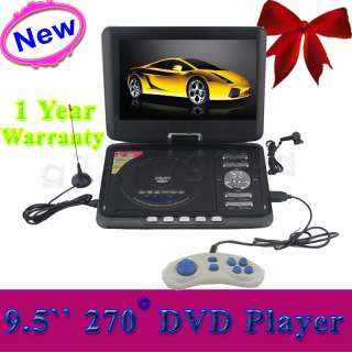 inch portable Player Swivel DVD EVD  MP4 CD TV USB Game Multi 