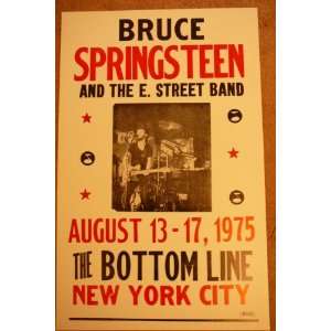 Bruce Springsteen and the E. Street Band Playing At the Bottom Line in 