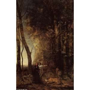   Baptiste Corot   24 x 38 inches   Dante and Virgil