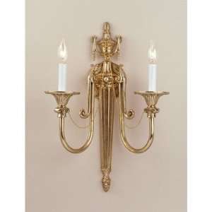  Crystorama 7002 OB Cortland Candle Wall Sconce in Olde 