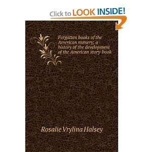   development of the American story book Rosalie Vrylina Halsey Books