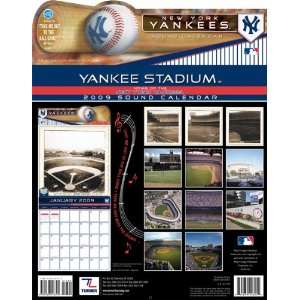 2009 Yankee Stadium (New York Yankees) 12 x 12 Wall Calendar with 