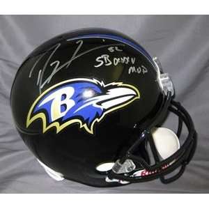   Ravens Full Size Replica Helmet   SB XXXV MVP Sports Collectibles