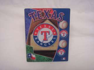 New MLB Texas Rangers 3D Logo Picture Changing Magnet  