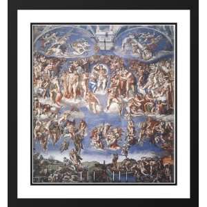  Michelangelo 20x22 Framed and Double Matted The Last 