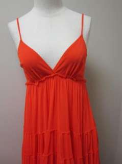 Jean Paul Gaultier Maxi Length Dress L Orange NWT $795  