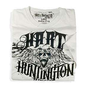 Hart and Huntington Something Heavy Premium T Shirt   Medium/Off White