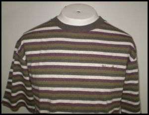 vtg 80s UNION BAY Striped T SHIRT USA SZ M  