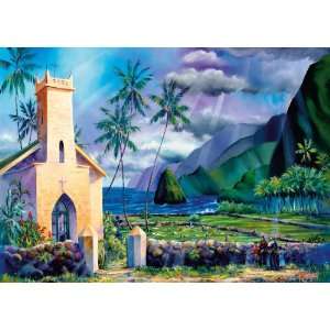 Hawaiian Christmas Cards (12)   Father Damiens Church   Saint Damien 