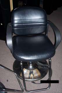 Black Hydraulic Styling Chair  