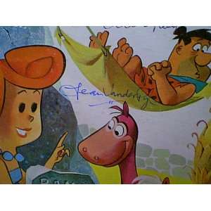  Flintstones LP Signed Autograph Alan Reed Jean Vanderpyl 