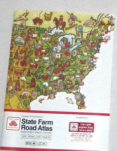 Book   State Farm Road Atlas US Mexico Canada 8X11  