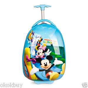   Disney Mickey Mouse Hard Wheeled Luggage Bag shiny Cover 16  