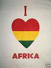 love africa t shirt rasta reggae new nwot l xl