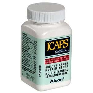 Alcon ICAPS Multivitamin Multimineral, High Potency Formula, Tablets 