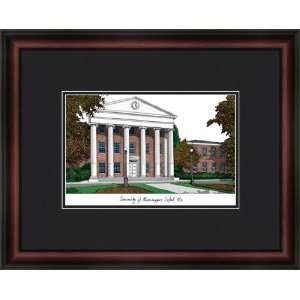  University of Mississippi Campus Lithograph Picture