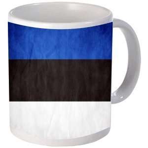  Rikki Knight Estonia Flag Photo Quality 11 oz Ceramic 