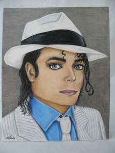   One Of A Kind) Michael Jackson Smooth Criminal Portrait Pencil Drawing
