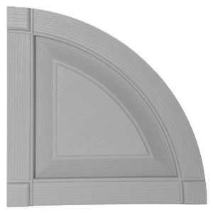   Beveled Design 12 Arch Top Pair for Vinyl Shutters