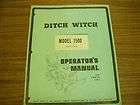 1500 Ditch Witch Trencher Operators Manual & Parts Lis