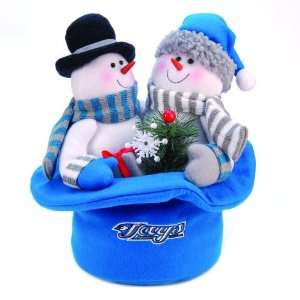  12 MLB Toronto Blue Jays Snowmen Top Hat Table Christmas 