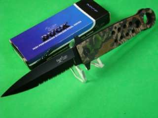 Hand to Hand Combat Assist Open Duck USA Stiletto Pocket Knife 