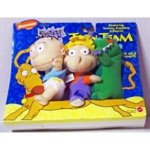  Rugrats Plush Toon Team Featuring Tommy Pickles, Angelica, & Reptar 