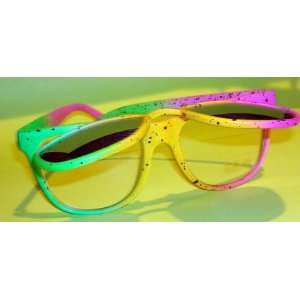 Flip up Sunglasses Wayfarer Style Glasses Tie Dye 
