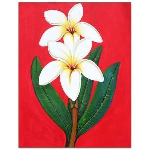  Blossom Frangipani~Paintings~Canvas~Bali