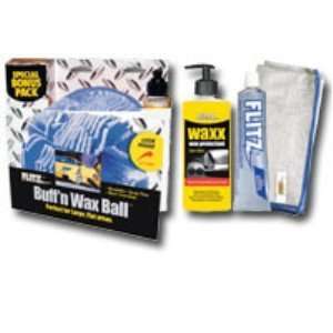  Wax Buff Ball Combination Kit with Polish, Cloth and Wax Automotive