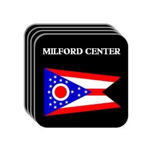  US State Flag   MILFORD CENTER, Ohio (OH) Set of 4 Mini 