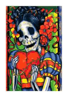 Dia De Los Muertos Day of the Dead Cross Stitch Pattern  