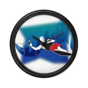  Slalom Waterskier Sports Wall Clock by 