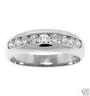 52CTW DIAMOND BAND 14KT WHITE GOLD RINGS SIZE 9  