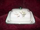 edelstein wheat pattern square butter dish w lid a306 expedited