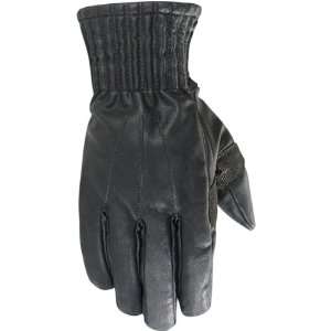   Womens Waterproof On Road Racing Motorcycle Gloves   Black / X Large