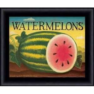  Watermelons by Diane Ulmer Pedersen   Framed Artwork 