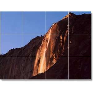  Waterfalls Picture Mural Tile W072  18x24 using (12) 6x6 