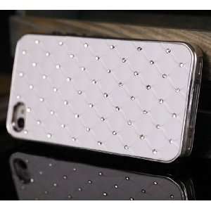   CASE SPOT DIAMOND WATER CUBE WHITE Cell Phones & Accessories