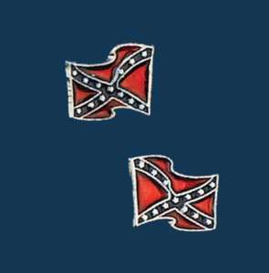 NEW Western Rebel Flag Earrings Made in the USA  