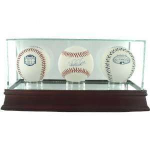 Derek Jeter Three Ball Yankee Stadium Commemorative Baseball Set with 