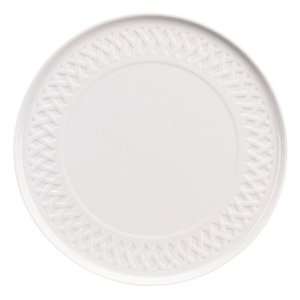  Deshoulieres Louisiane 11.8 Inch Pie Dish, White Embossed 