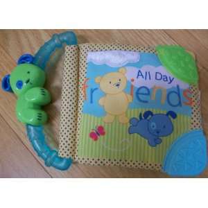  All Day Friends, Soft Baby Cloth Book, and Teether, By 
