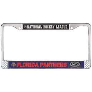  NHL Florida Panthers Chrome License Plate Frame Sports 