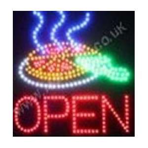   Quality Flashing Open Pizza Catering Led New Shop Signs Electronics